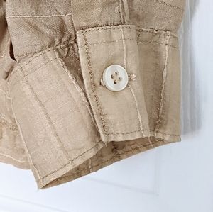 Vtg Silk Custom Made Blouse. Size L (pls see all pics).